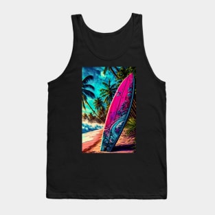 Tropical Surfing Tank Top